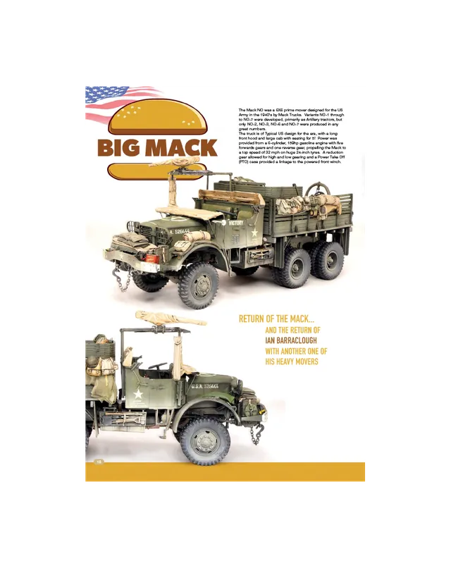 AFV Modeller AFV138 Big Mack articolo PDF camion