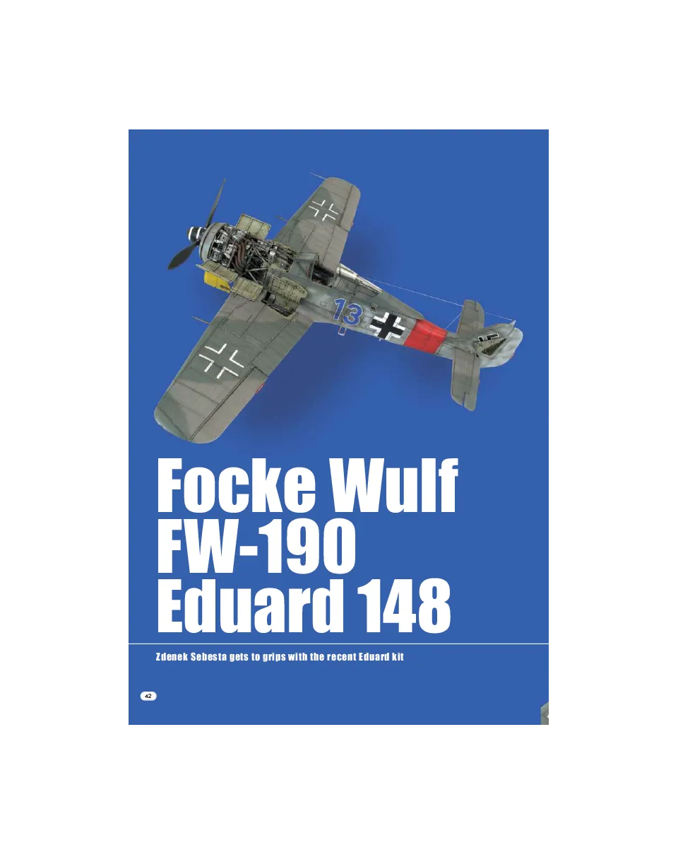 AFV Modeller AIR22 Focke Wulf FW-190 rivista PDF copia singola