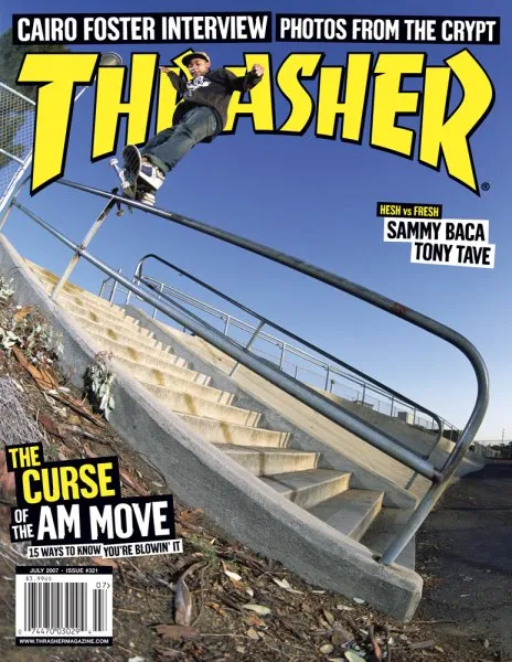 Thrasher July 2007 rivista copia singola arretrata