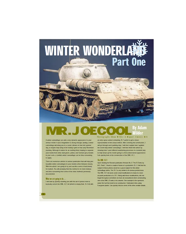 AFV Modeller Issue 2 rivista PDF Winter Wonderland 1
