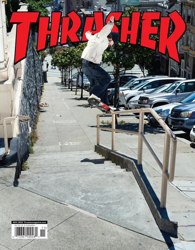 Thrasher Magazine Novembre 2023 rivista skate copia singola