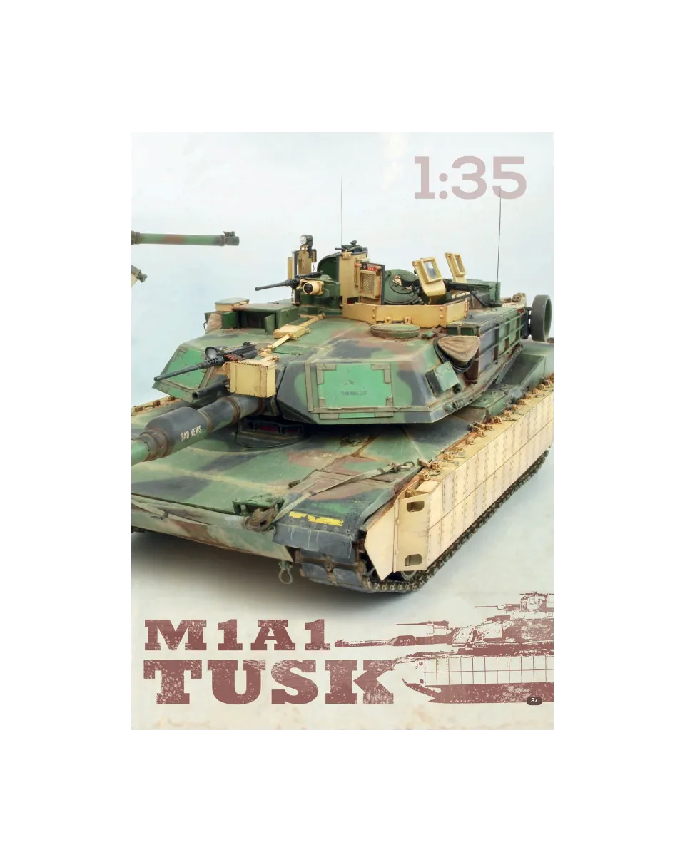 AFV Modeller AFV99 M1A1 TUSK articolo PDF parte due