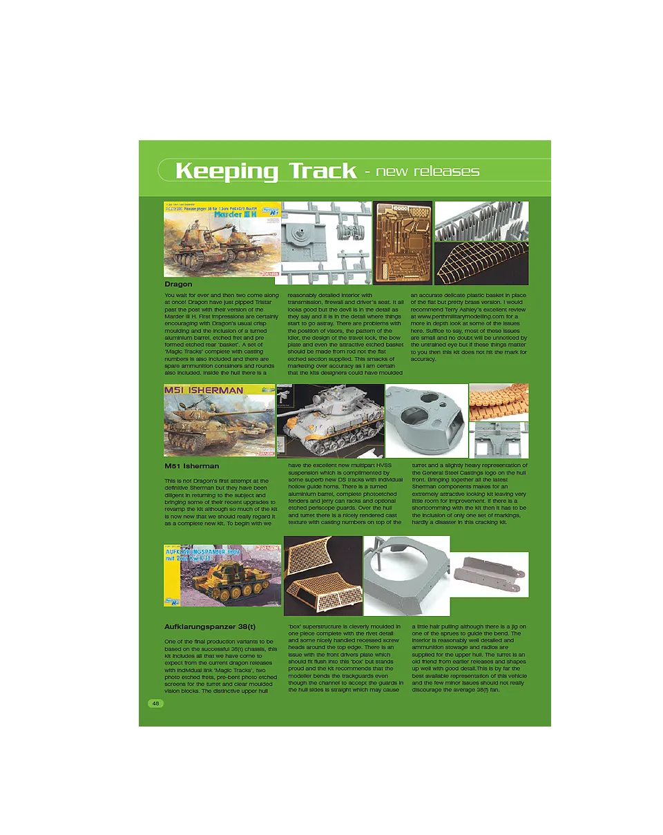 AFV Modeller 34 Keeping Track articolo PDF cingoli