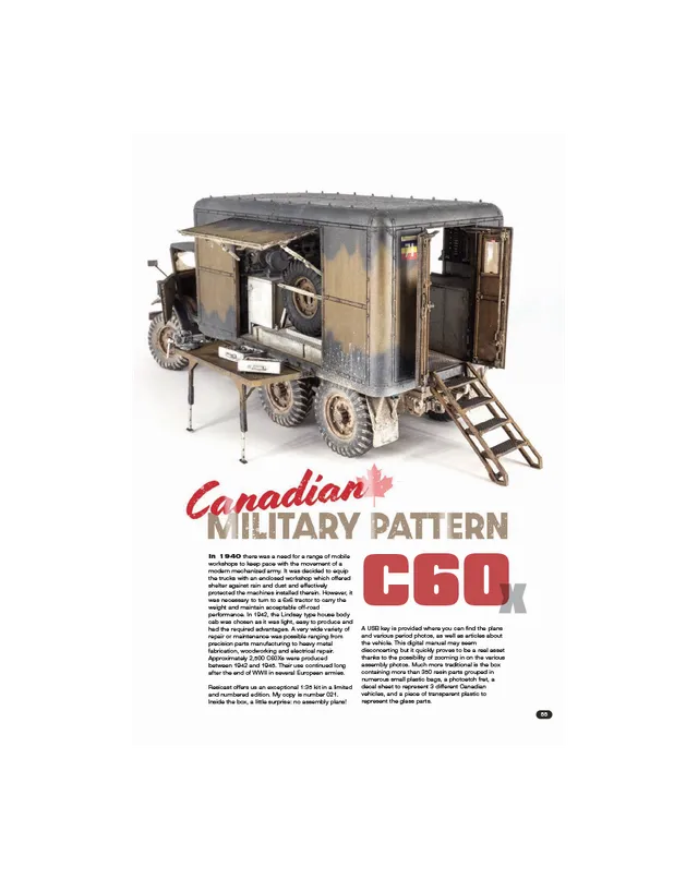 AFV Modeller AFV129 articolo PDF CMP C60 Workshop Truck