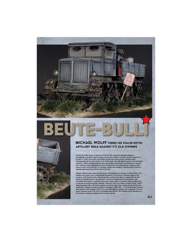 AFV Modeller AFV118 Beute-Bulli articolo PDF mezzo catturato