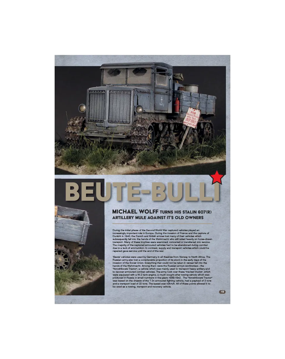 AFV Modeller AFV118 Beute-Bulli articolo PDF mezzo catturato