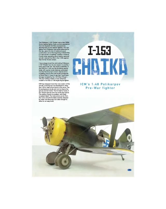 AFV Modeller AIR81 Polikarpov I-153 Chaika articolo PDF