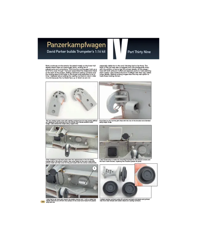 AFV Modeller AFV121 articolo PDF Panzer IV Parte 38