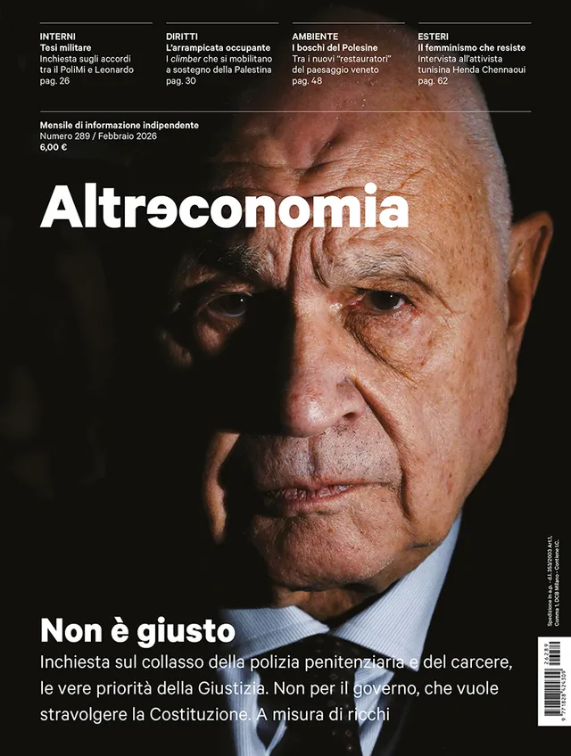 Altreconomia 289 Non è giusto rivista copia singola giustizia