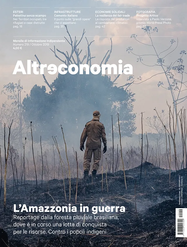 Altreconomia 219 rivista copia singola Amazzonia in guerra