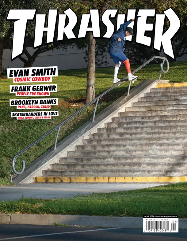 Thrasher Magazine August 2020 rivista copia singola skate
