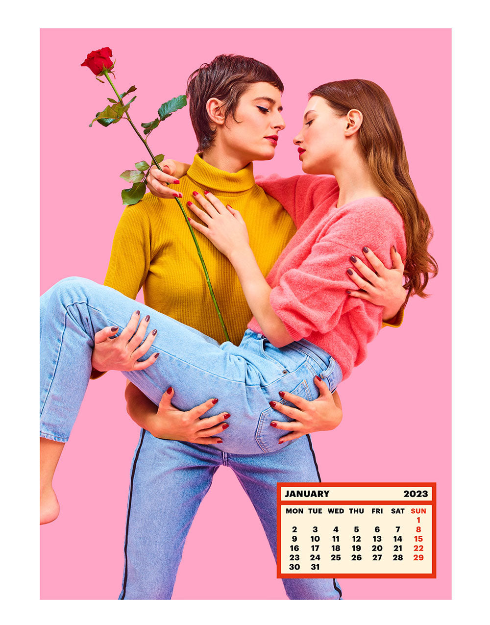 TOILETPAPER Calendar 2023 calendario muro 28x39 baci