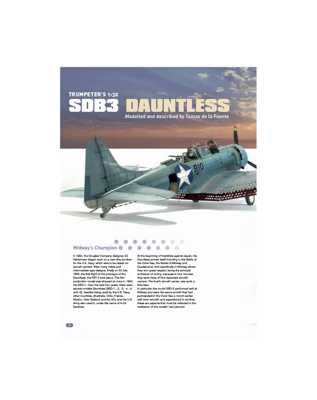 AFV Modeller AIR 50 SDB3 Dauntless articolo PDF