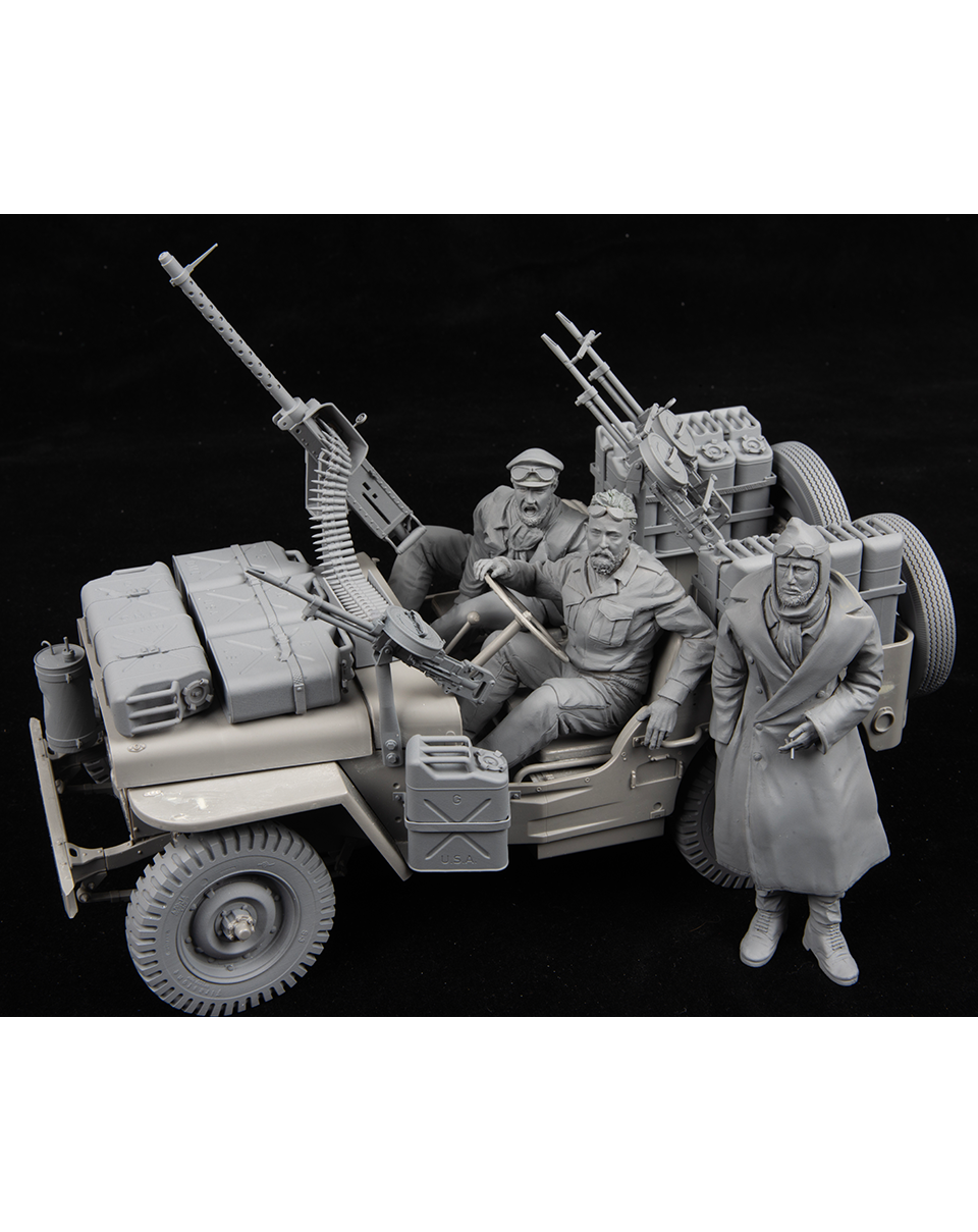 AFV Modeller 16096 figure 1:16 Jeep Gunner LRDG