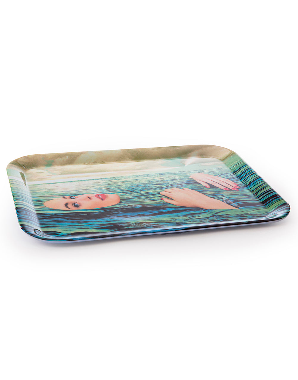 TOILETPAPER Tray Lipsticks Pink vassoio melamina 32x43,5 cm