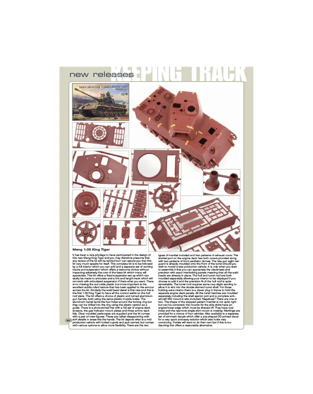 AFV Modeller AFV93 Keeping Track rivista copia singola cingoli