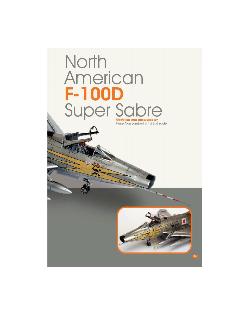AFV Modeller AIR22 articolo PDF F-100D Super Sabre