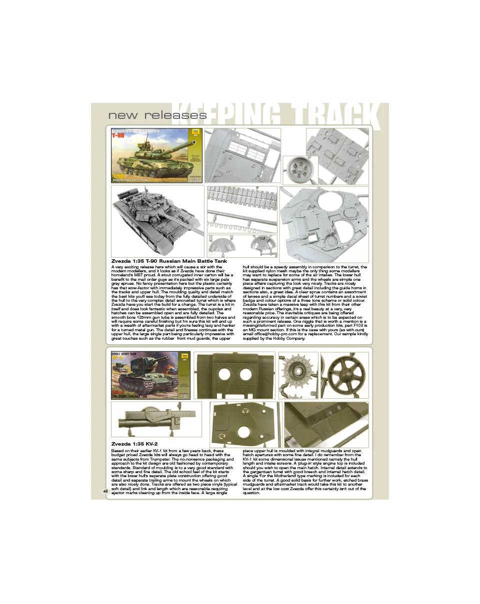 AFV Modeller AFV63 articolo PDF cingoli Keeping Track