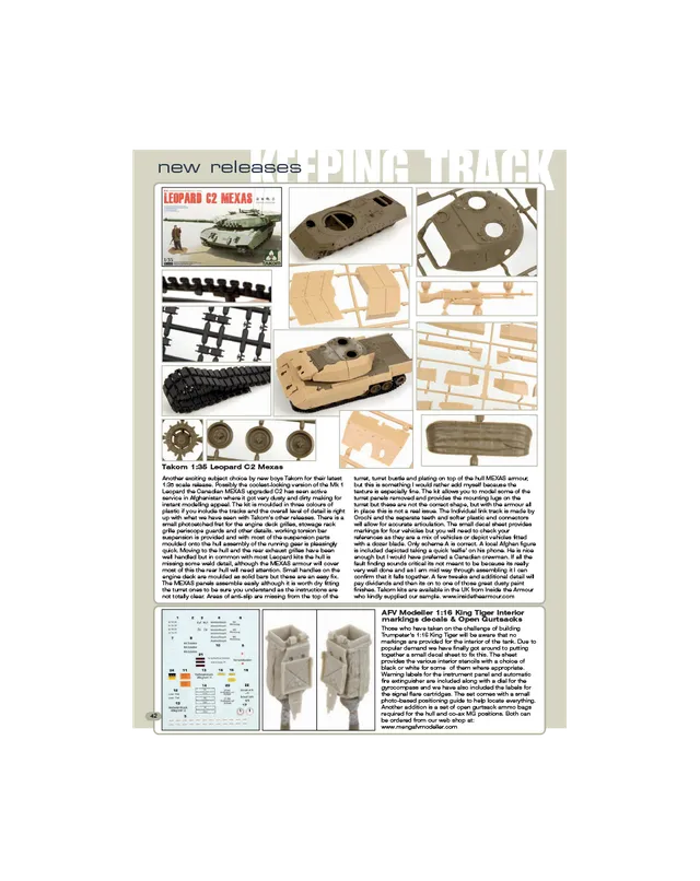 AFV Modeller AFV76 articolo PDF Keeping Track cingoli