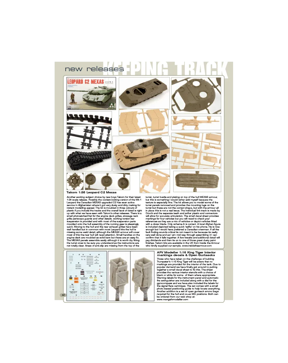 AFV Modeller AFV76 articolo PDF Keeping Track cingoli