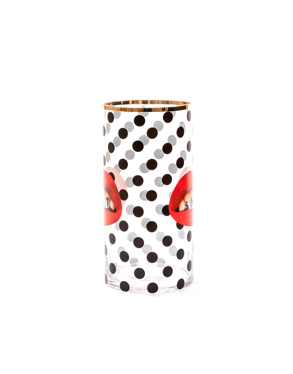 TOILETPAPER vaso cilindrico medio vetro Roses
