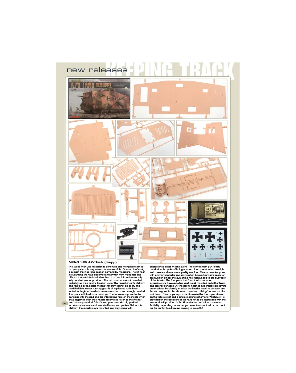 AFV Modeller AFV82 Keeping Track articolo PDF