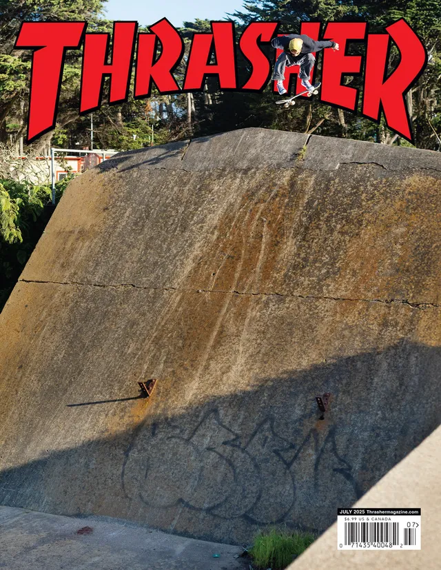 Thrasher Magazine Luglio 2025 Rivista Copia Singola