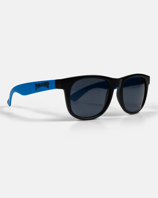Thrasher Neon Blue occhiali da sole UV400 blu neon