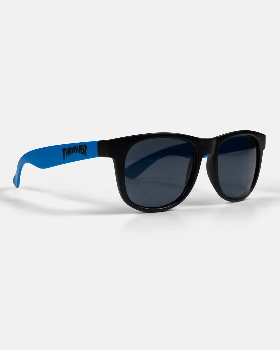 Thrasher Neon Blue occhiali da sole UV400 blu neon