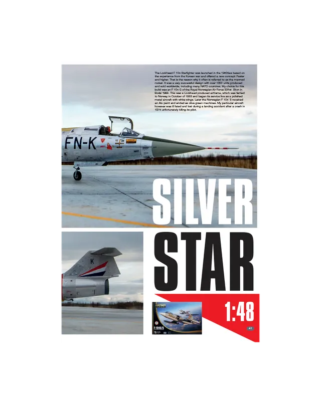 AFV Modeller AIR 102 articolo PDF Silver Star copia singola aereo