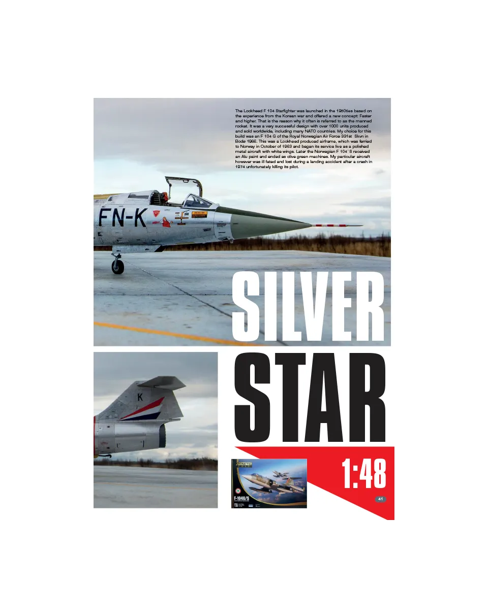AFV Modeller AIR 102 articolo PDF Silver Star copia singola aereo