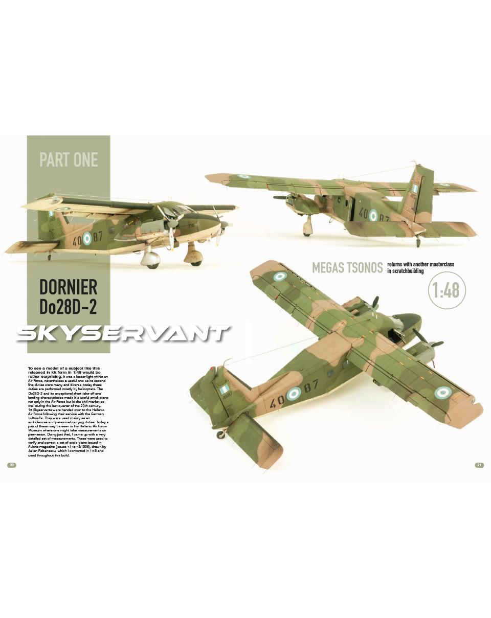 AFV Modeller AIR Modeller 105 rivista aerei militare