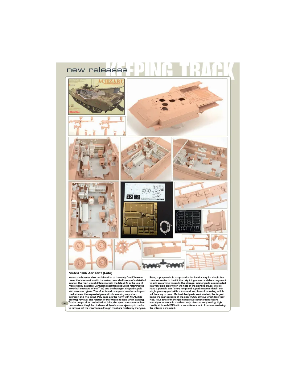 AFV Modeller AFV81 Keeping Track articolo PDF cingoli