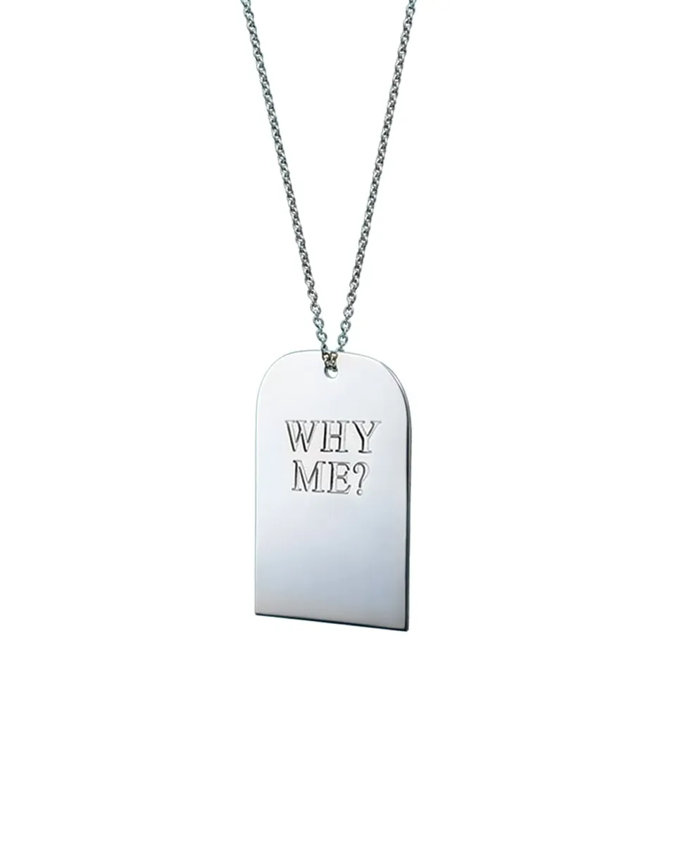 TOILETPAPER Endless Silver Necklace Large collana argento