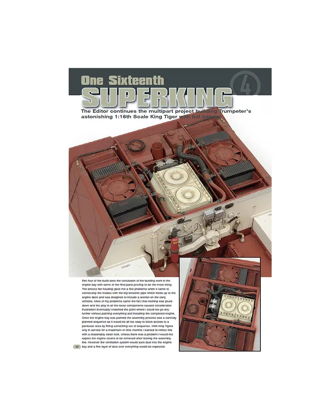 AFV Modeller 48 One Sixteenth Superking articolo PDF copia singola