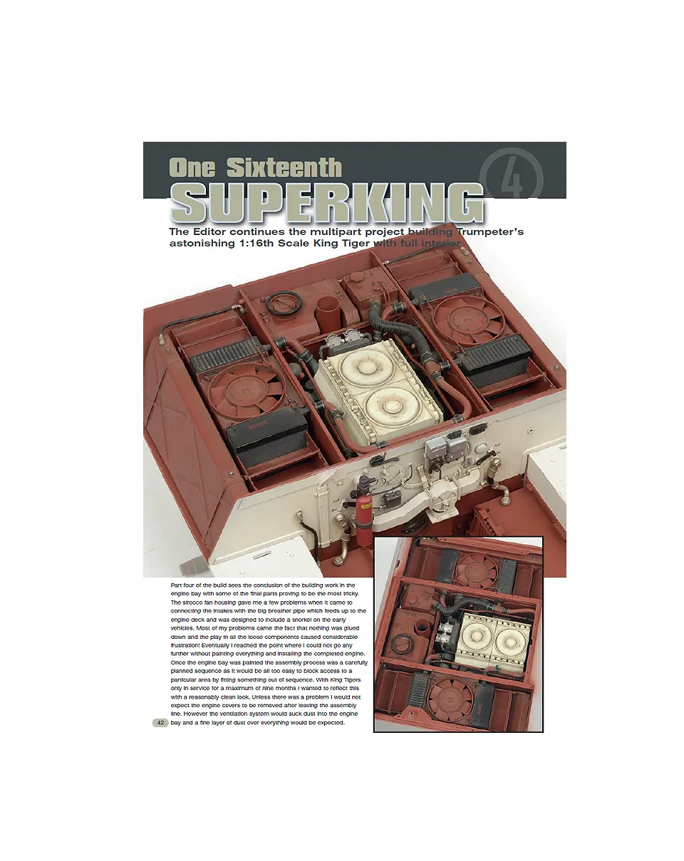 AFV Modeller 48 One Sixteenth Superking articolo PDF copia singola