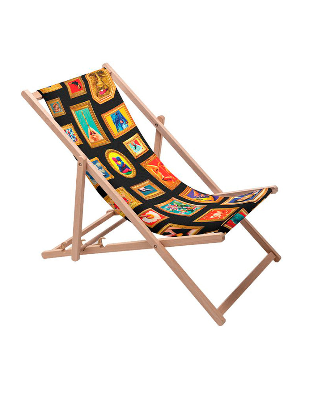 TOILETPAPER Deck Chair Frames sdraio legno faggio UV