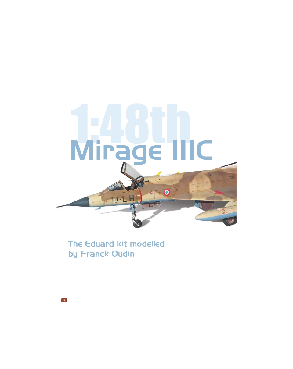 AFV Modeller AIR10 Mirage IIIC articolo PDF aerei copia singola