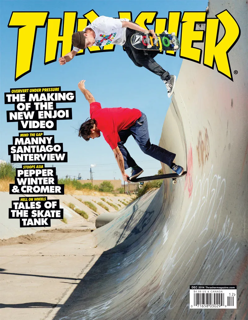 Thrasher Magazine dicembre 2014 rivista copia singola skate