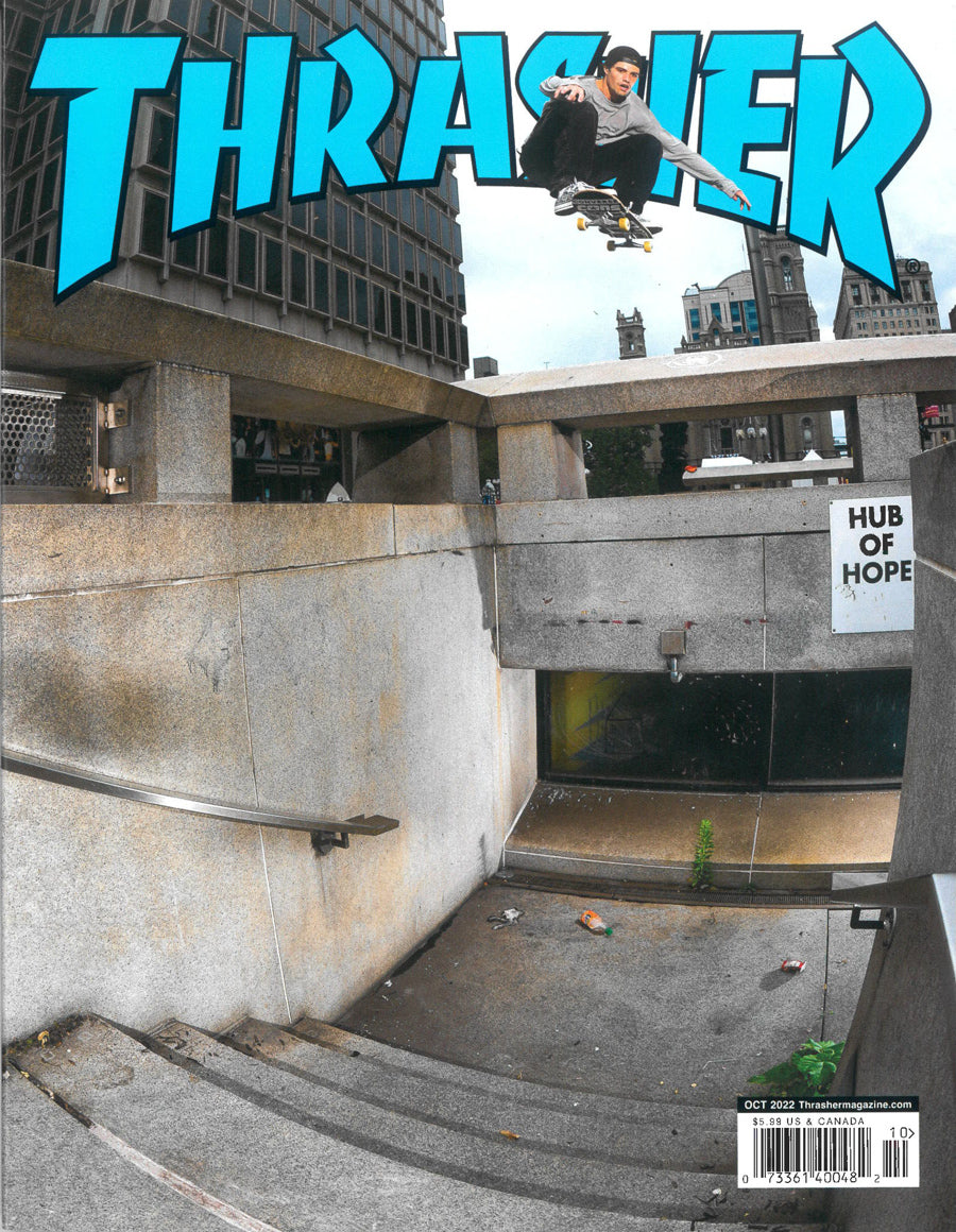Thrasher Ottobre 2022 rivista copia singola cover O'Dwyer