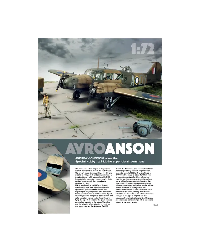 AFV Modeller AIR109 articolo PDF Avro Anson