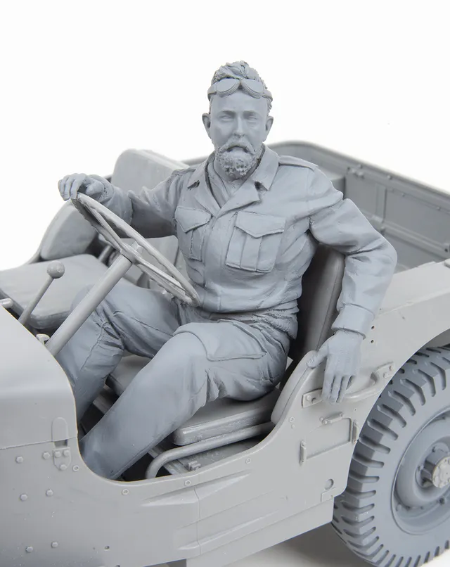 AFV Modeller 16095 figurino 1:16 LRDG SAS Jeep Driver
