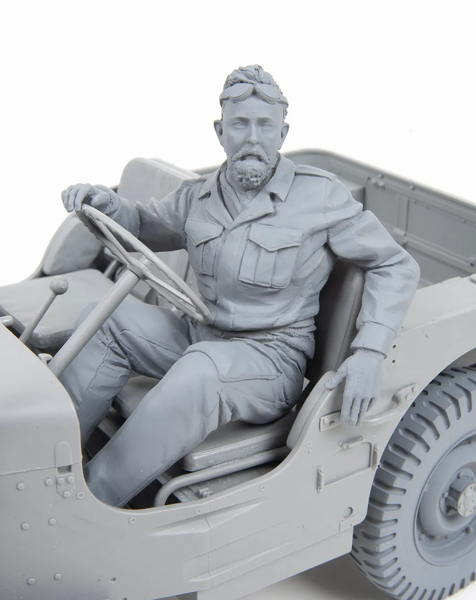 AFV Modeller 16095 figurino 1:16 LRDG SAS Jeep Driver