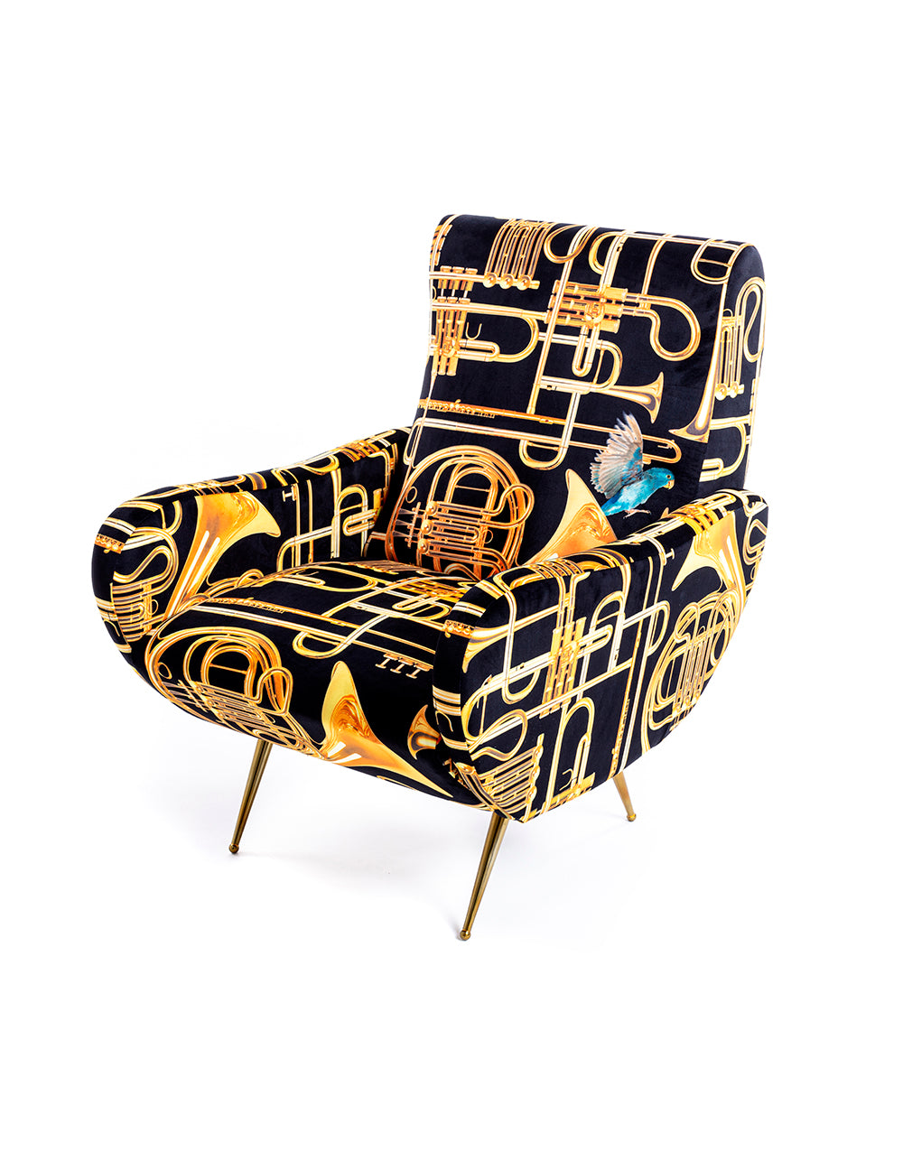 Toiletpaper Armchair poltrona tessuto 70x79 cm