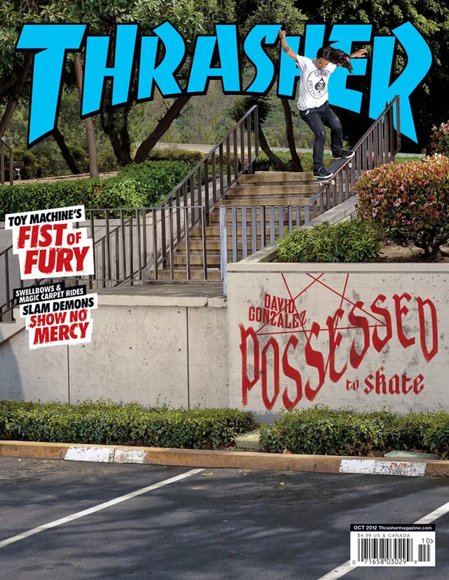 Thrasher Magazine ottobre 2012 rivista copia singola
