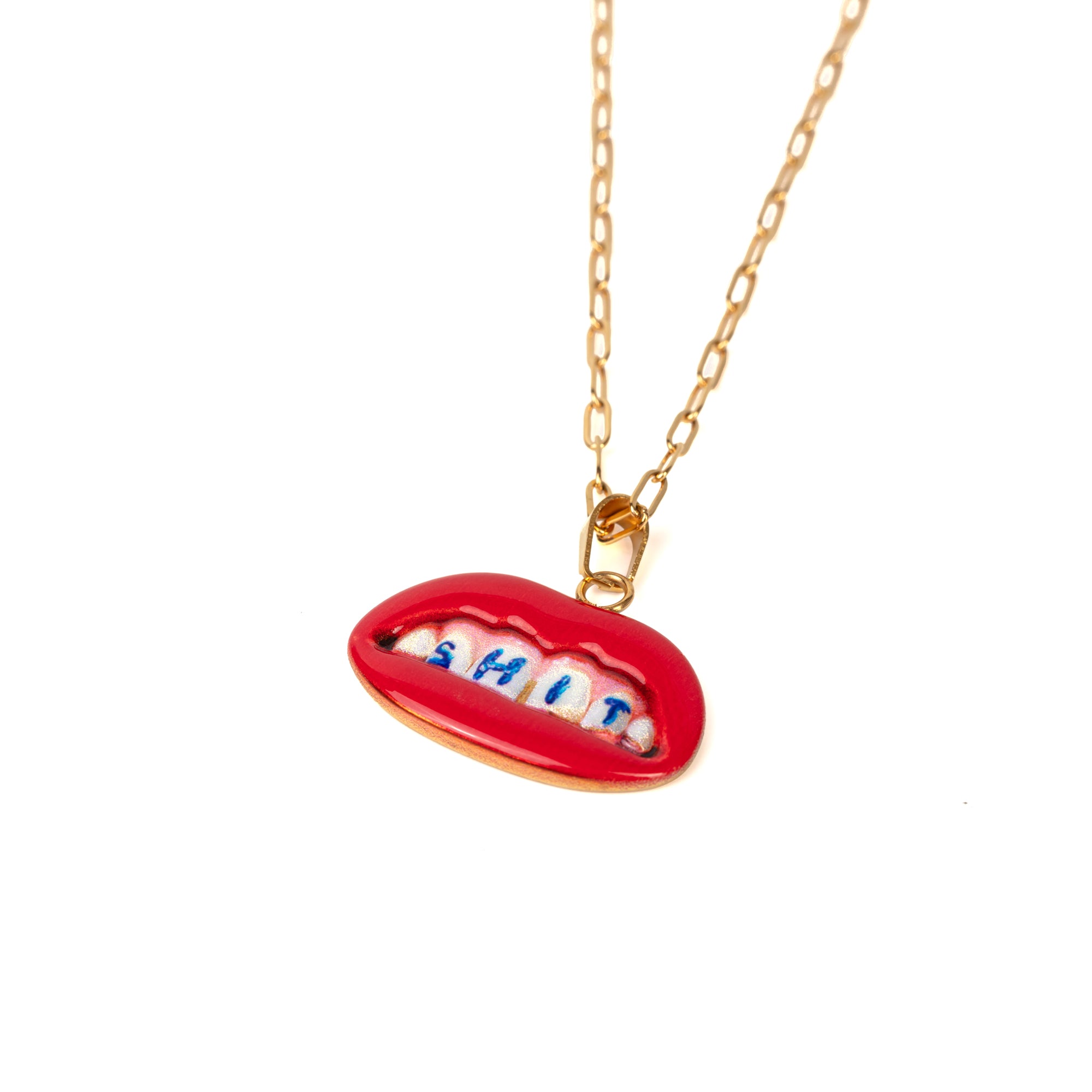 TOILETPAPER Pendant collana sturalavandino acciaio inox 25 mm