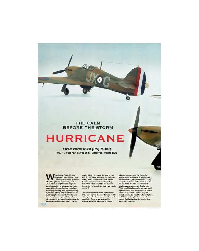AFV Modeller Air 64 rivista PDF copia singola Hurricane Mk.1 Early
