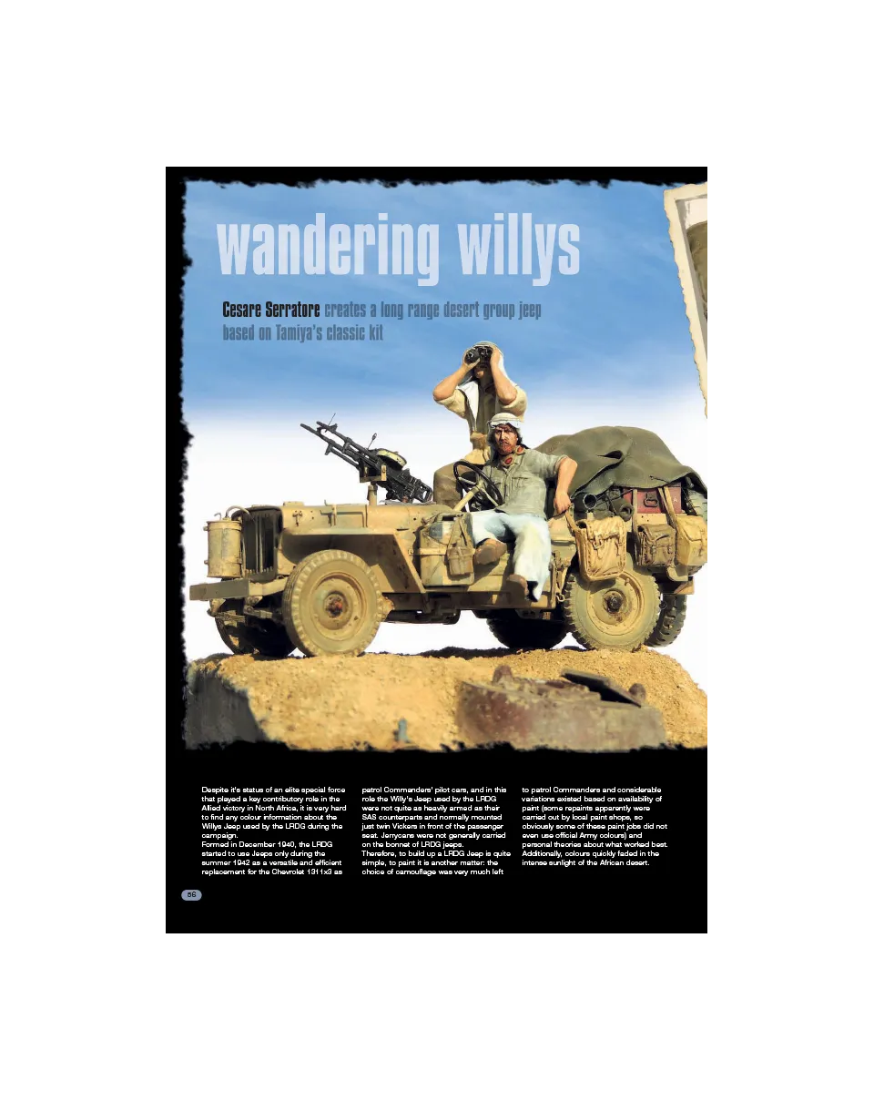 AFV Modeller AFV78 Wandering Willys articolo PDF Jeep