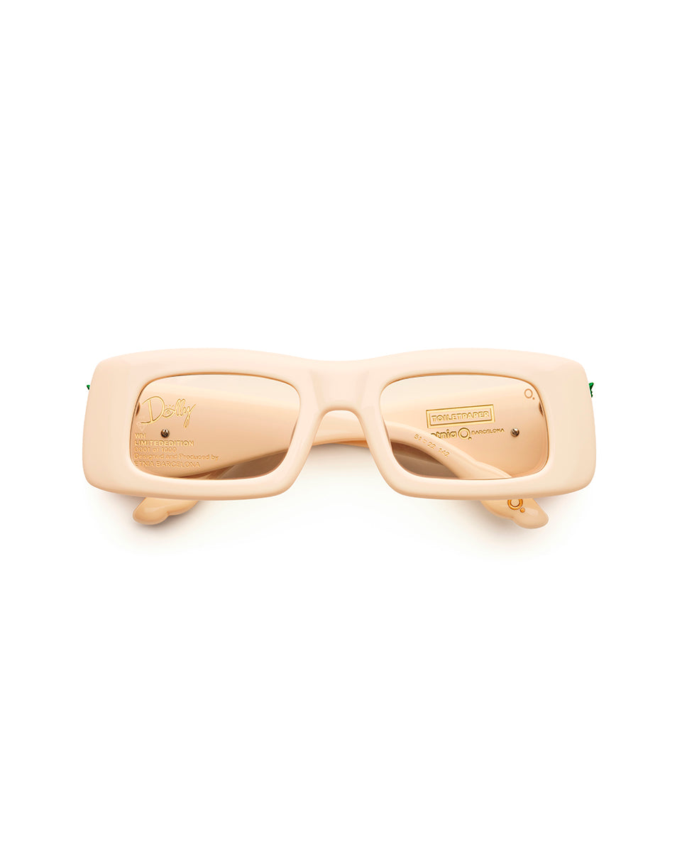 TOILETPAPER Dolly x Etnia occhiali sole acetato numerati