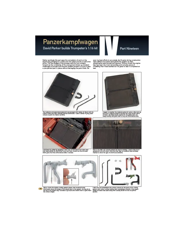 AFV Modeller AFV 101 articolo PDF Panzerkampfwagen IV copia singola